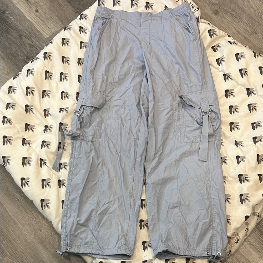 Blue Cargo Pants
